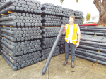 Future Post founder and chief executive Jerome Wenzlick at the company’s Waiuku factory.