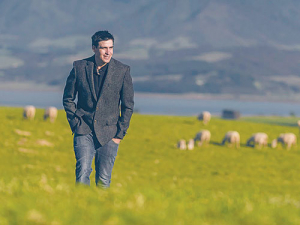 Kurt Portas, of Palliser Ridge, wears one of the new M&amp;S range of lambswool blazers.