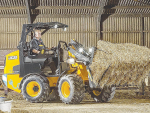 JCB’s 403E compact electric loader is claimed to match the performance of its 403 diesel-powered stablemate.