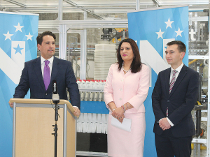 National Party leader Simon Bridges and Parmjeet Parmar launched the new policy last week.