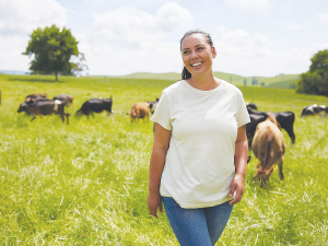 Shannon Munro says dairy farming offers many opportunities and a great lifestyle for her family.