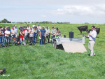 IrrigationNZ project manager Steve Breneger speaking at a Lincoln University dairy farm field day earlier this year.