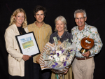 East Coast Ballance Farm Environment Awards Regional Supreme Award Winners (from left), Pip, Hugo, Josi and Simon Beamish. Photo: Supplied.