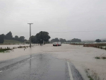 Flooding in Gore posted yesterday. Photo: Gore District Council.