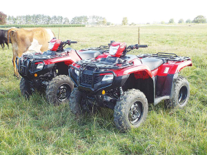 New regulations in Australia around Crush Prevention Devices will see Honda quit selling ATVs in that market.