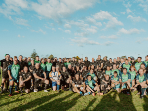 The rugby and netball games, organised by Federated Farmers, were played at the famous Ngatapa Sports Club in memory of the late Parekura Horomia.