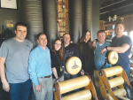 NZ delegation left to right: Chris Graham, Bidvest, Christchurch; Paul Ralph, Advance Marketing, Auckland; Magdalena Bajer, UPEMI; Ken Thomas, Bidvest, Rotorua; Zaneta Kijanowska, UPEMI; David Anderson, Rural News Group and Trent Millns, BX Foods, Oamaru.