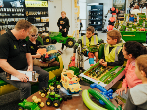 Trade old toy for brand-new John Deere toy