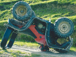 The LifeGuard comprises a plastic arch that flexes during a rollover to absorb the impact and protect the rider.