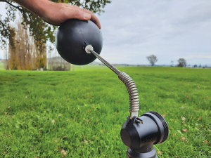 An integral spring in the float arm of the Springarm ballcock deflects, rather than breaks, when nudged by livestock.