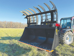The Powergrab L+ model is designed for loaders with lift capacities up to 5.5 tonnes.