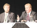 TPP lead negotiator David Walker (left) and Trade Minister Todd McClay.