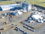 The new Mataura dairy plant under construction at Gore.