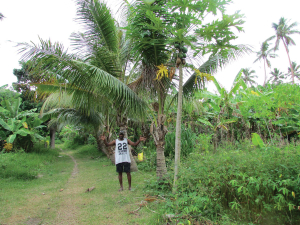 Ben Enock at home in Vanuatu.