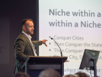 Giesen Group General Manager Kyle Skene at the 2023 Business Forum