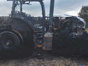 Most of the claims for tractor fires caused by bird nests.