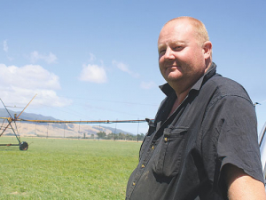 Brian Bosch (pictured), farming at Kahutara, was first to install the Precision VRI system 10 years ago.