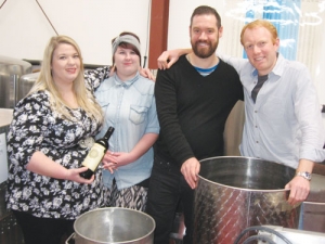 From left the Golden students;  Eleisha, Maddie, Stephen and Tom.