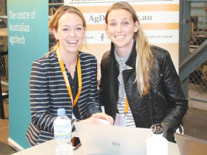 AgDraft founders Ella Shannon and Grace Brennan.