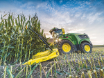 JD says its new 9500 Series Self-Propelled Forage Harvester delivers more power, precision and productivity.