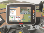 A class act: Claas on-board app makes connections easy.