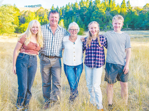 From left: Kate, Gregory, Adele, Mackenzie and Bryn Woolley.