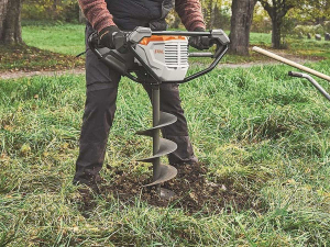 Stihl’s BT140 - its first battery-powered auger.