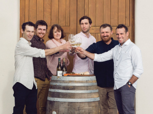  Winners are grinners – the Isabel Estate Vineyard team of Marlborough. The company’s 2016 Marlborough Chardonnay was the ANZWA Champion Wine of the Show last year.