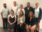 (Top L-R) Harry Singh, Will Milsom, Megan Fox, Bryce Morrison, and Emily Crum. (Bottom L-R) Melissa van den Heuvel, Katherine Bell, and Aurora McGee Thomas.