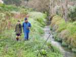 Johan van Ras (right) and son Blake on the family farm.