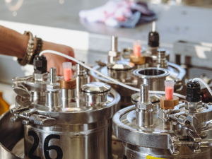 A micro fermenter at BRI’s research winery