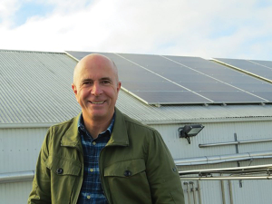 Lawson’s Dry Hills General Manager Sion Barnsley. The company achieved Tōitu carbonzero certification this year by achieving ISO14064.