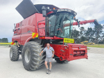 Turley Farms manager Andrew Smith says his bottom line is cab comfort and strong support from the dealership. 