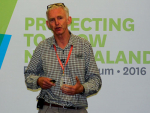 James Trevelyan speaking at the recent BioSecurity Forum.