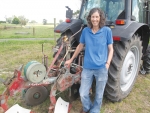 Angela Taylor is one of two women competing at this year's New Zealand Ploughing Championships. 