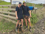 Peninsula Farm team Daryl Parker and Jordan Ratina.